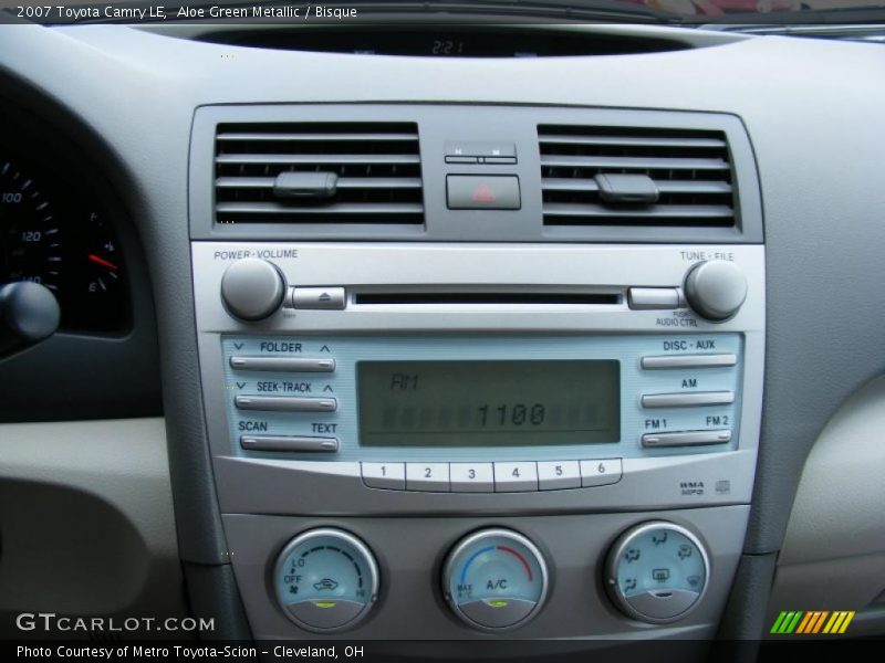 Aloe Green Metallic / Bisque 2007 Toyota Camry LE