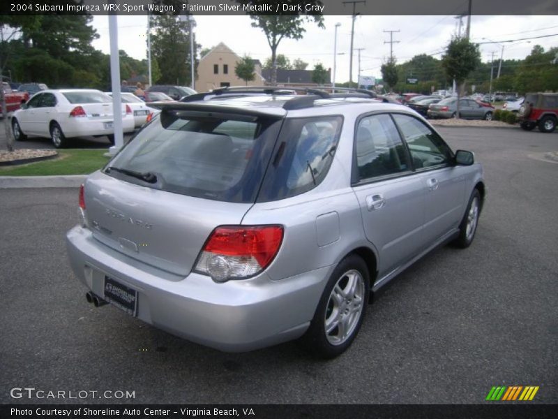 Platinum Silver Metallic / Dark Gray 2004 Subaru Impreza WRX Sport Wagon