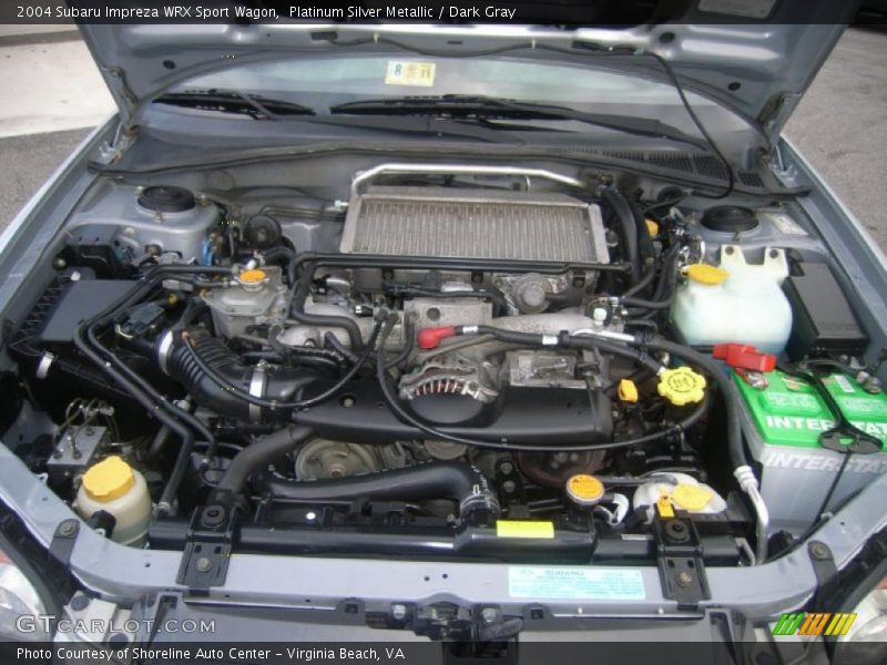 Platinum Silver Metallic / Dark Gray 2004 Subaru Impreza WRX Sport Wagon