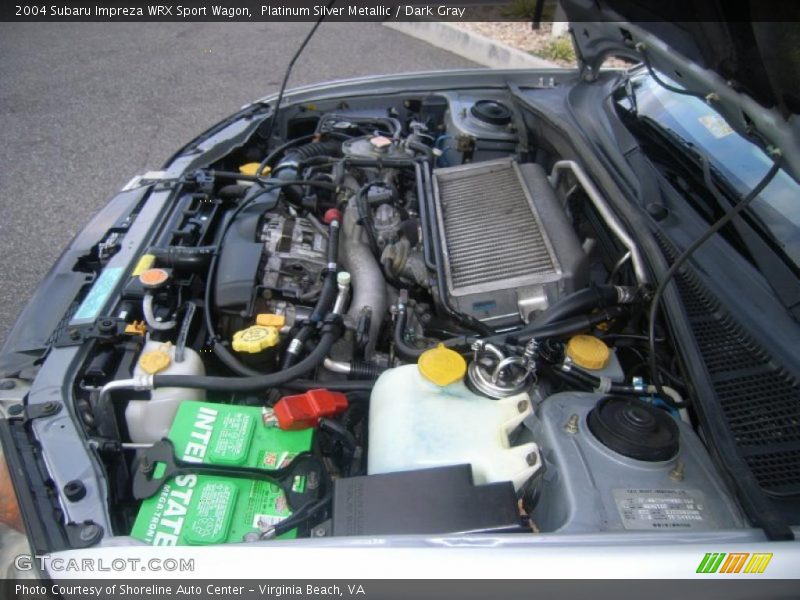 Platinum Silver Metallic / Dark Gray 2004 Subaru Impreza WRX Sport Wagon