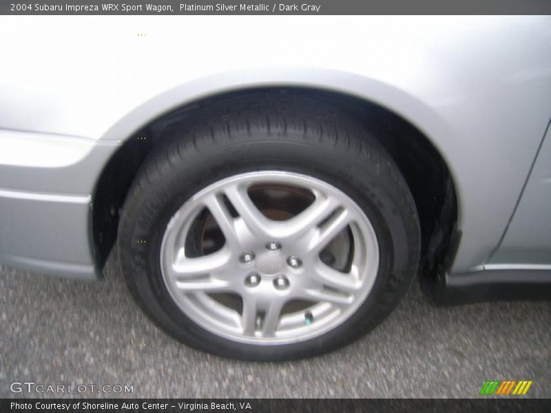 Platinum Silver Metallic / Dark Gray 2004 Subaru Impreza WRX Sport Wagon