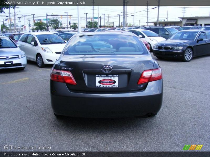 Magnetic Gray Metallic / Ash 2008 Toyota Camry LE