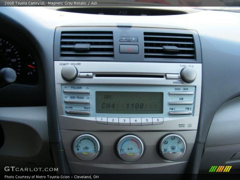 Magnetic Gray Metallic / Ash 2008 Toyota Camry LE
