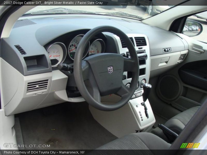 Bright Silver Metallic / Pastel Slate Gray 2007 Dodge Caliber SXT
