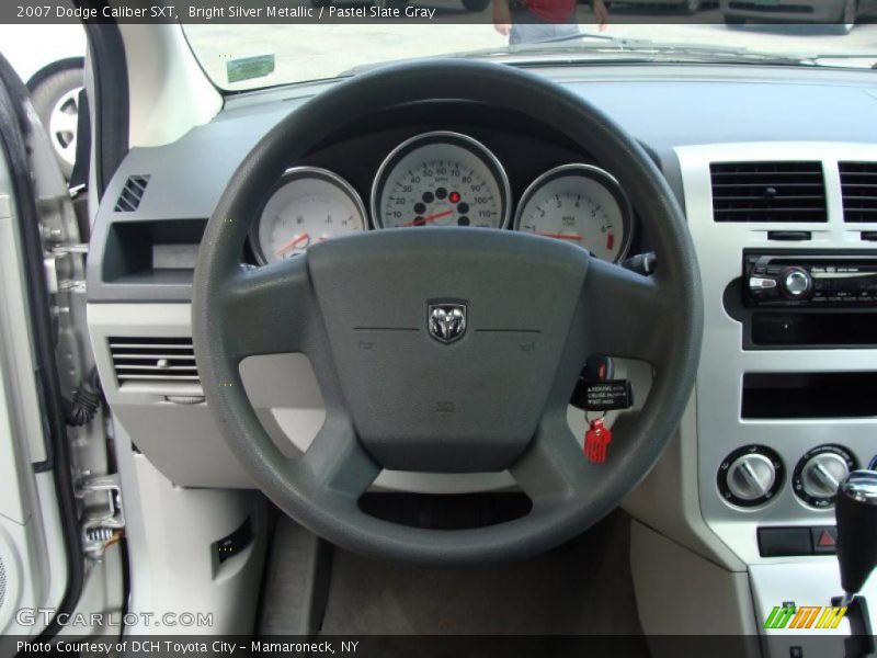 Bright Silver Metallic / Pastel Slate Gray 2007 Dodge Caliber SXT
