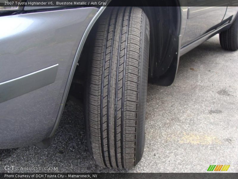 Bluestone Metallic / Ash Gray 2007 Toyota Highlander V6