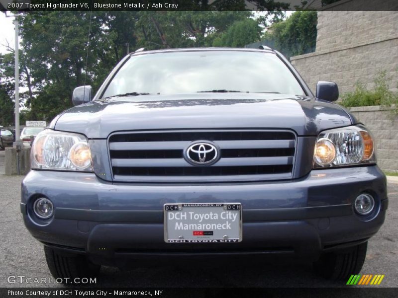 Bluestone Metallic / Ash Gray 2007 Toyota Highlander V6