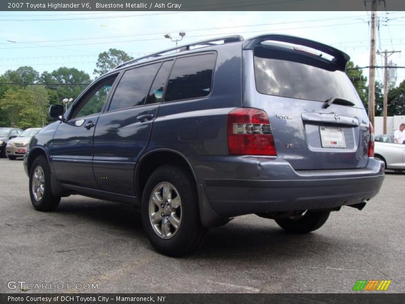 Bluestone Metallic / Ash Gray 2007 Toyota Highlander V6