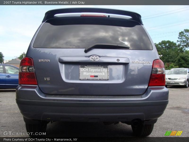 Bluestone Metallic / Ash Gray 2007 Toyota Highlander V6