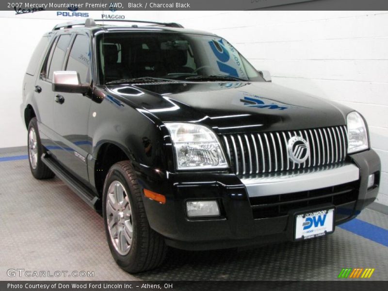 Black / Charcoal Black 2007 Mercury Mountaineer Premier AWD