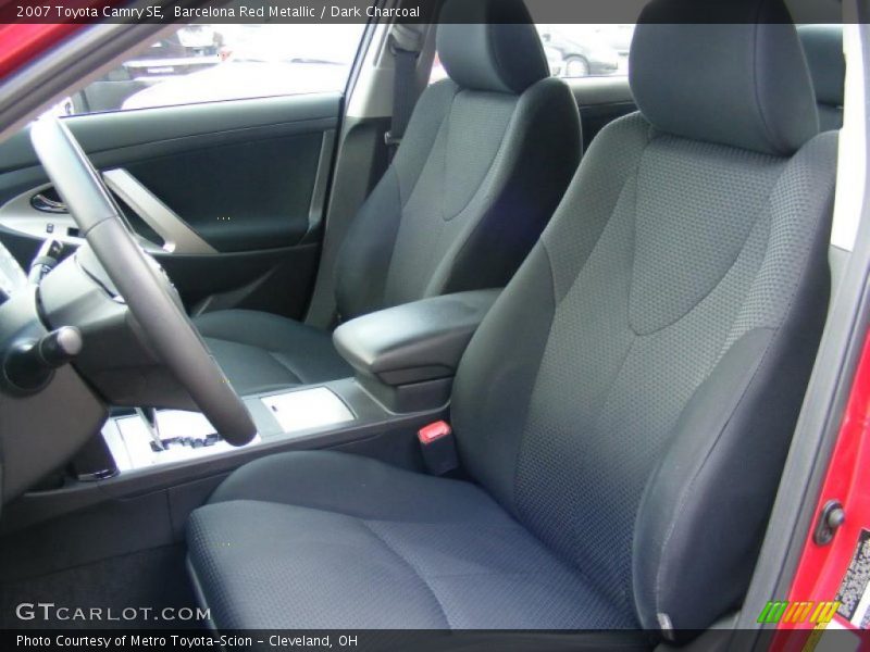 Barcelona Red Metallic / Dark Charcoal 2007 Toyota Camry SE