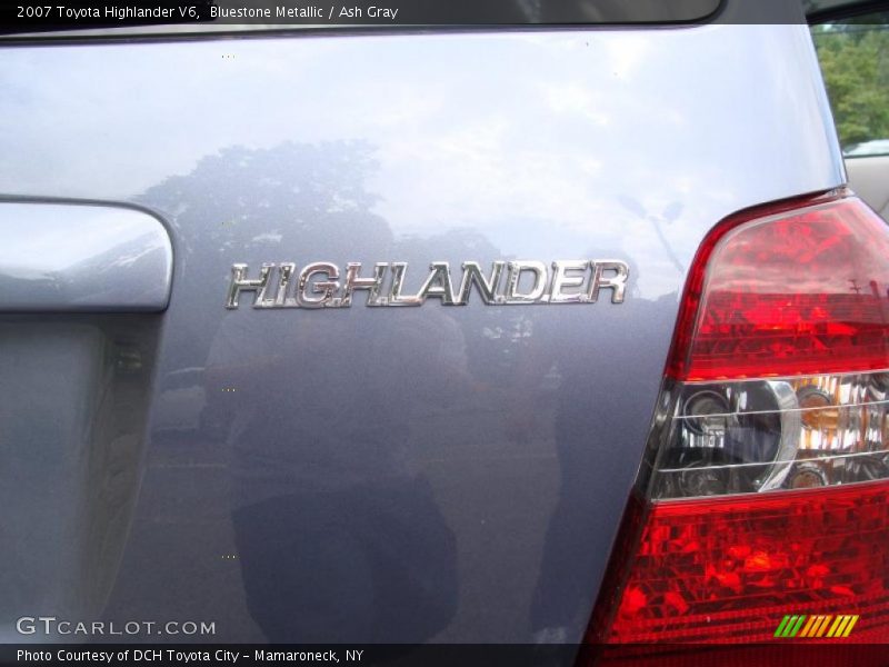 Bluestone Metallic / Ash Gray 2007 Toyota Highlander V6