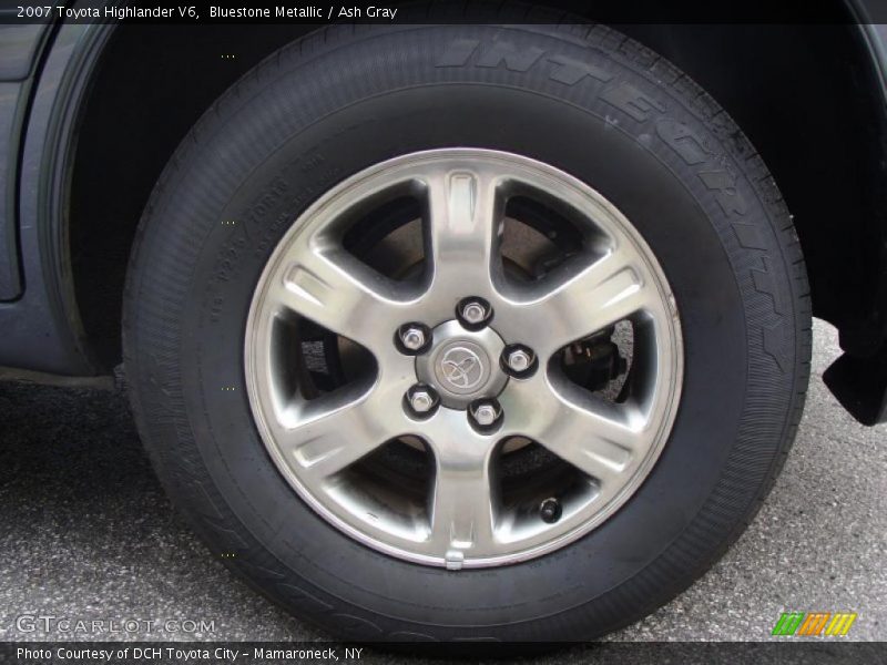 Bluestone Metallic / Ash Gray 2007 Toyota Highlander V6