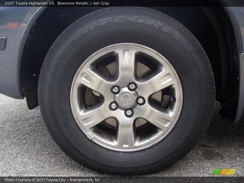 Bluestone Metallic / Ash Gray 2007 Toyota Highlander V6