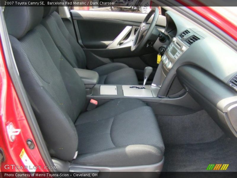 Barcelona Red Metallic / Dark Charcoal 2007 Toyota Camry SE