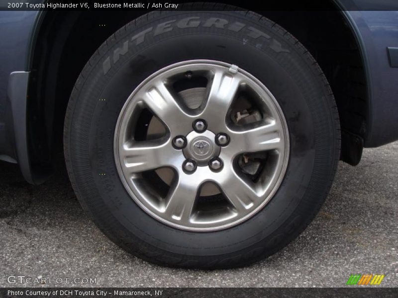 Bluestone Metallic / Ash Gray 2007 Toyota Highlander V6