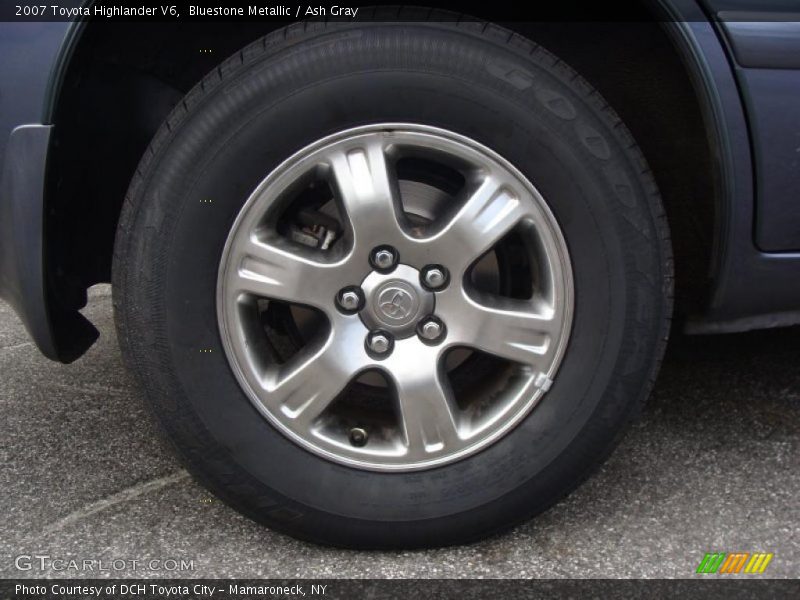Bluestone Metallic / Ash Gray 2007 Toyota Highlander V6