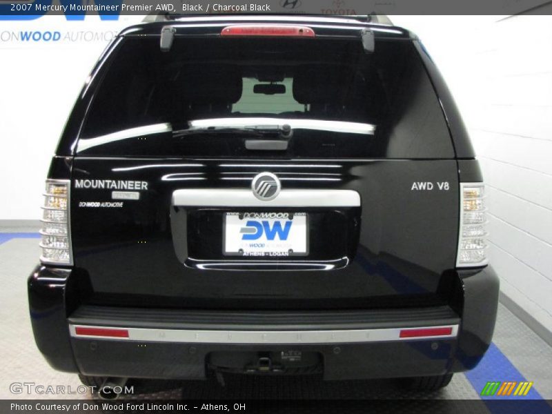 Black / Charcoal Black 2007 Mercury Mountaineer Premier AWD