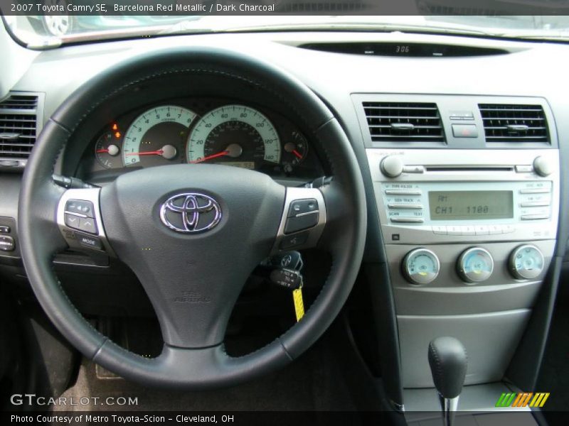 Barcelona Red Metallic / Dark Charcoal 2007 Toyota Camry SE