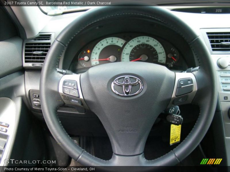 Barcelona Red Metallic / Dark Charcoal 2007 Toyota Camry SE