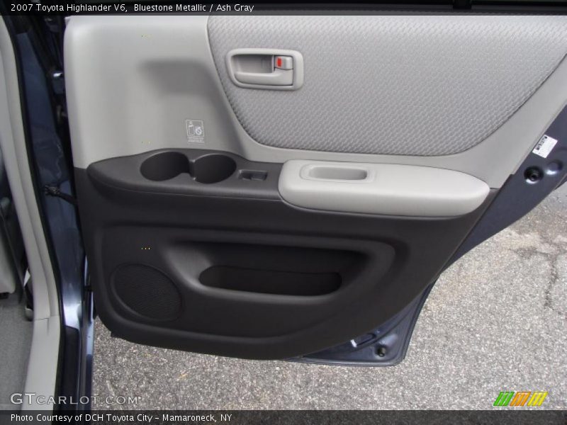 Bluestone Metallic / Ash Gray 2007 Toyota Highlander V6