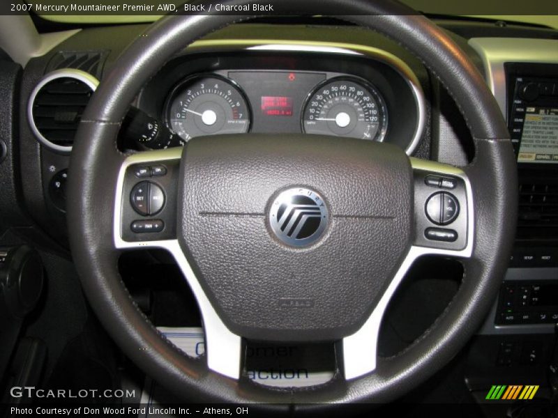 Black / Charcoal Black 2007 Mercury Mountaineer Premier AWD
