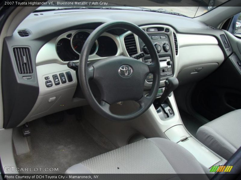 Bluestone Metallic / Ash Gray 2007 Toyota Highlander V6