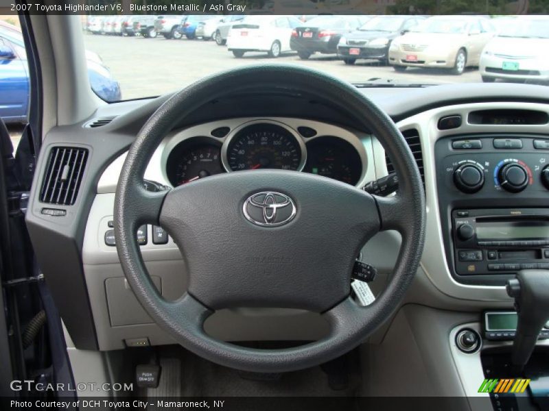 Bluestone Metallic / Ash Gray 2007 Toyota Highlander V6