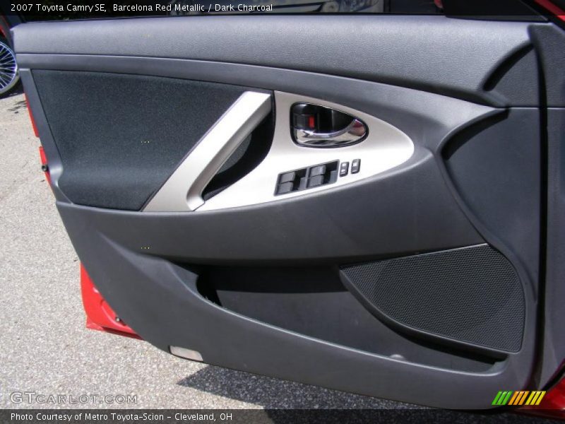Barcelona Red Metallic / Dark Charcoal 2007 Toyota Camry SE