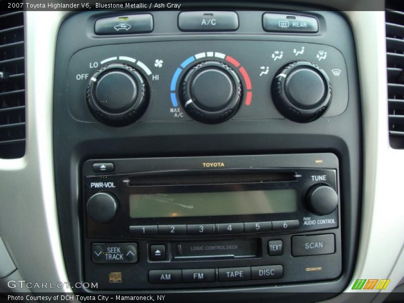 Bluestone Metallic / Ash Gray 2007 Toyota Highlander V6