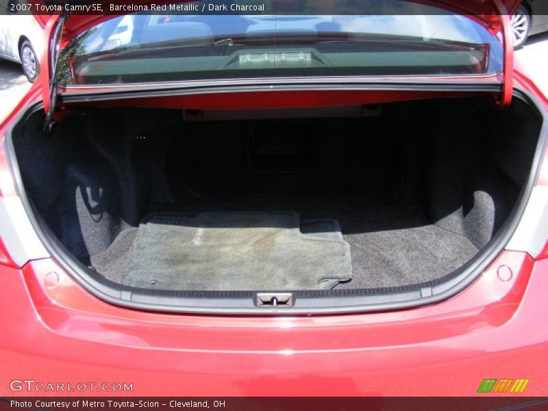 Barcelona Red Metallic / Dark Charcoal 2007 Toyota Camry SE