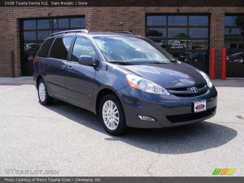 Slate Metallic / Stone 2008 Toyota Sienna XLE