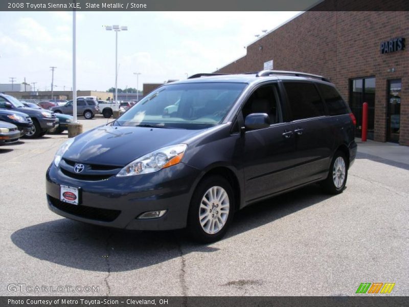 Slate Metallic / Stone 2008 Toyota Sienna XLE