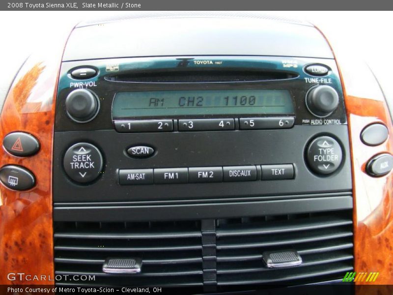 Slate Metallic / Stone 2008 Toyota Sienna XLE