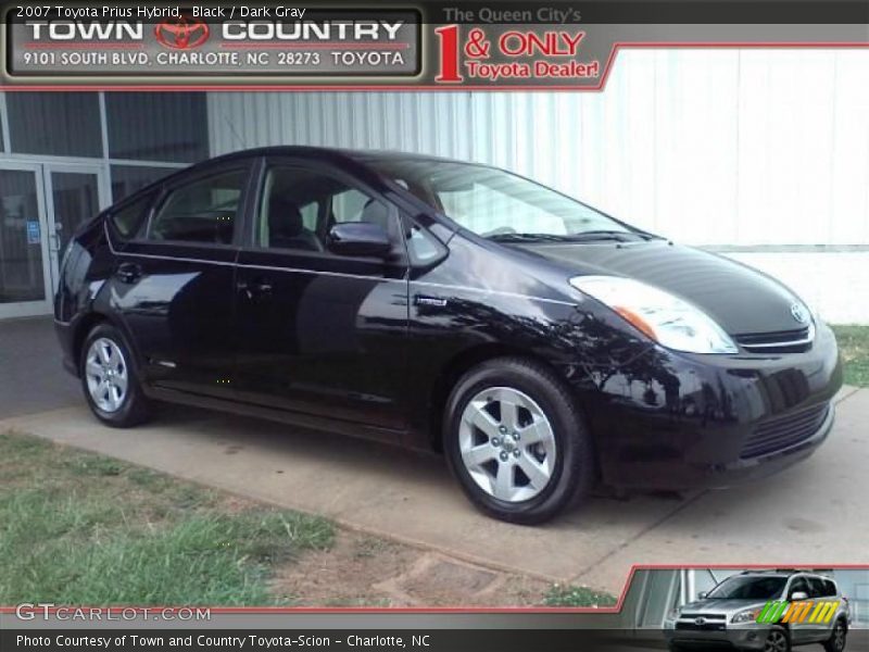 Black / Dark Gray 2007 Toyota Prius Hybrid