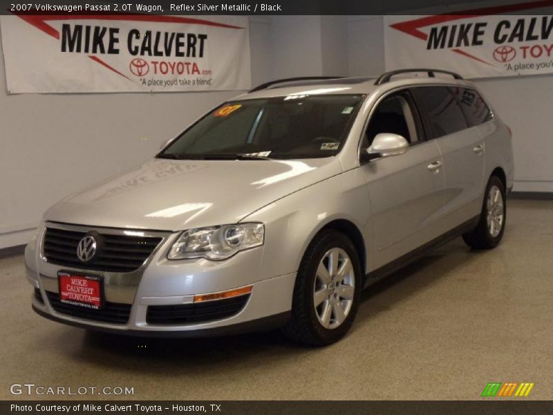 Reflex Silver Metallic / Black 2007 Volkswagen Passat 2.0T Wagon