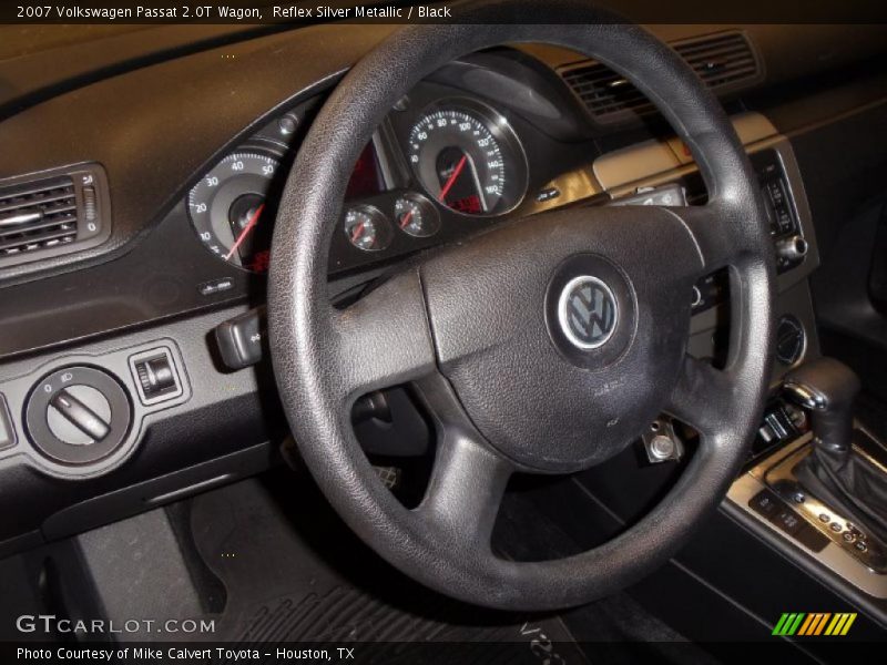 Reflex Silver Metallic / Black 2007 Volkswagen Passat 2.0T Wagon