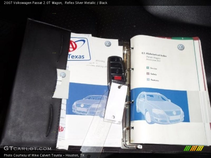 Reflex Silver Metallic / Black 2007 Volkswagen Passat 2.0T Wagon