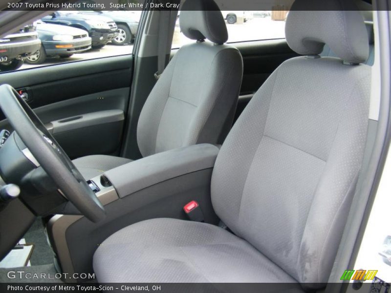 Super White / Dark Gray 2007 Toyota Prius Hybrid Touring