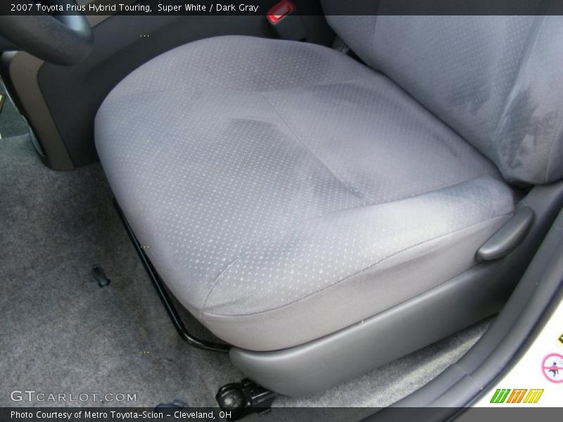 Super White / Dark Gray 2007 Toyota Prius Hybrid Touring
