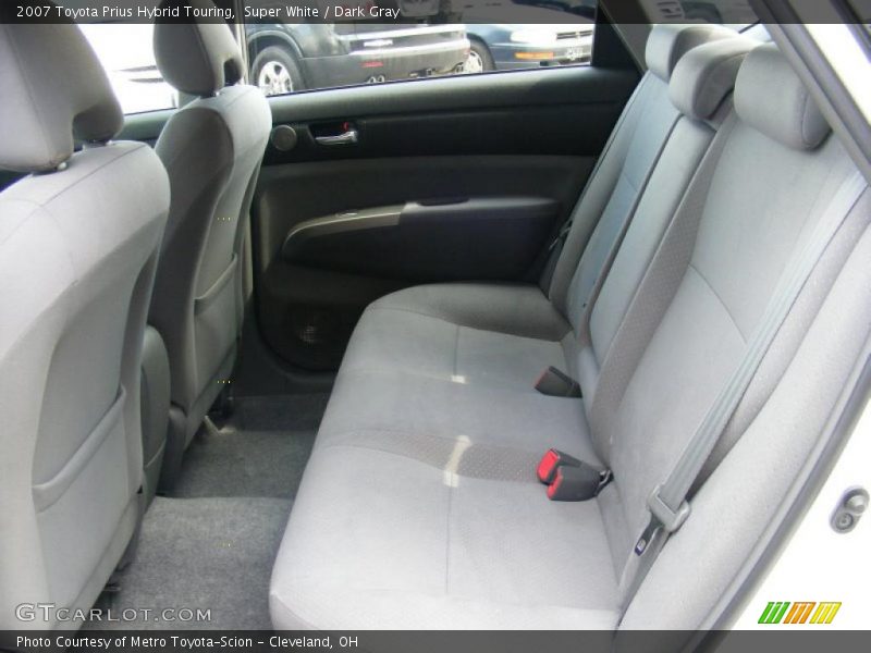 Super White / Dark Gray 2007 Toyota Prius Hybrid Touring