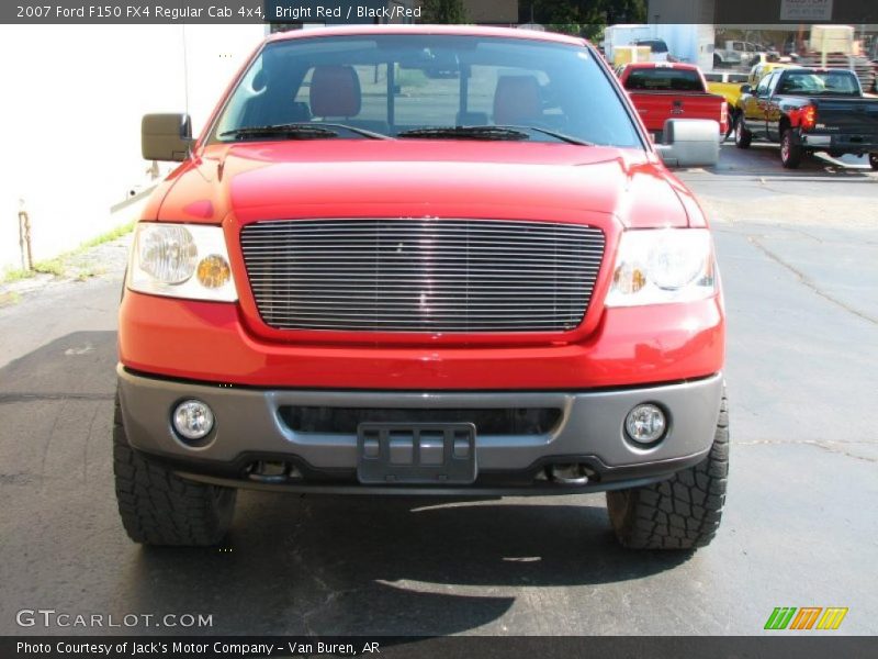 Bright Red / Black/Red 2007 Ford F150 FX4 Regular Cab 4x4