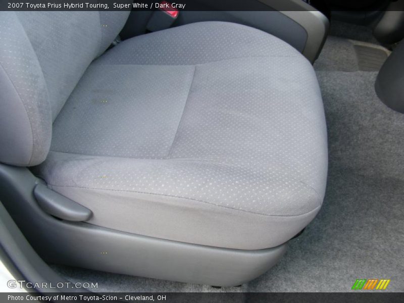 Super White / Dark Gray 2007 Toyota Prius Hybrid Touring