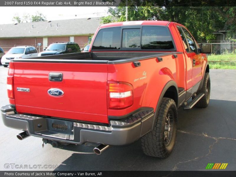 Bright Red / Black/Red 2007 Ford F150 FX4 Regular Cab 4x4