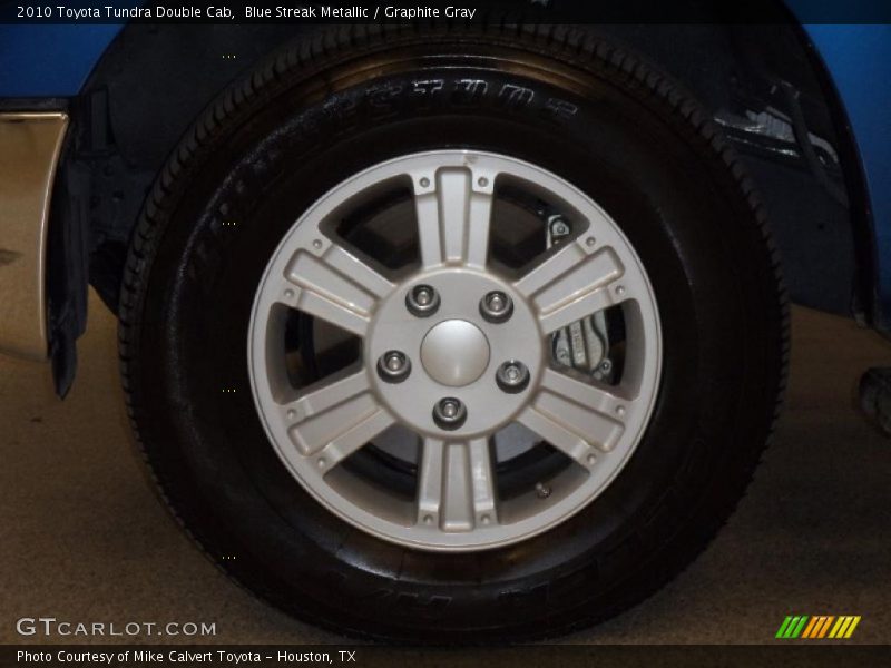 Blue Streak Metallic / Graphite Gray 2010 Toyota Tundra Double Cab