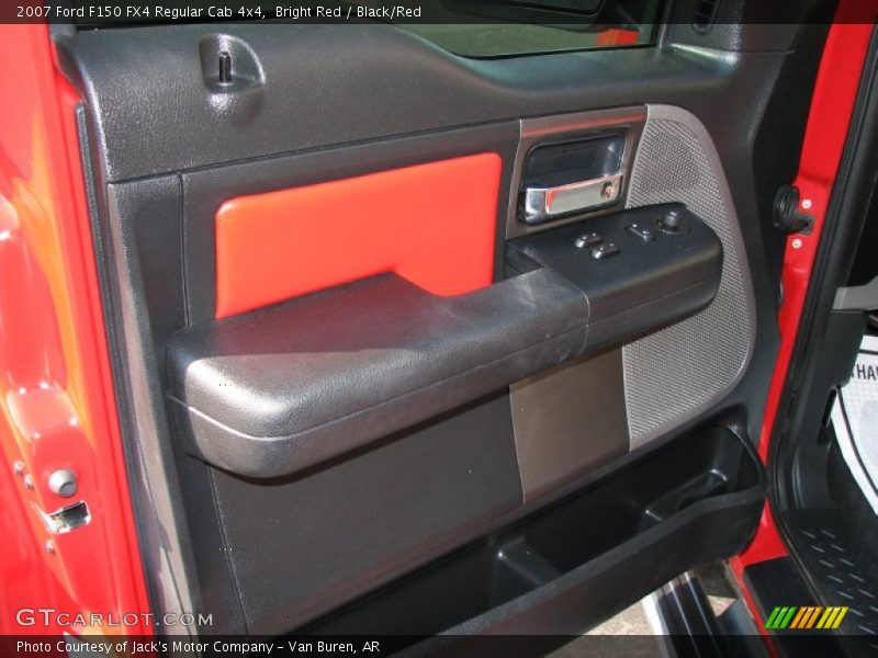 Bright Red / Black/Red 2007 Ford F150 FX4 Regular Cab 4x4