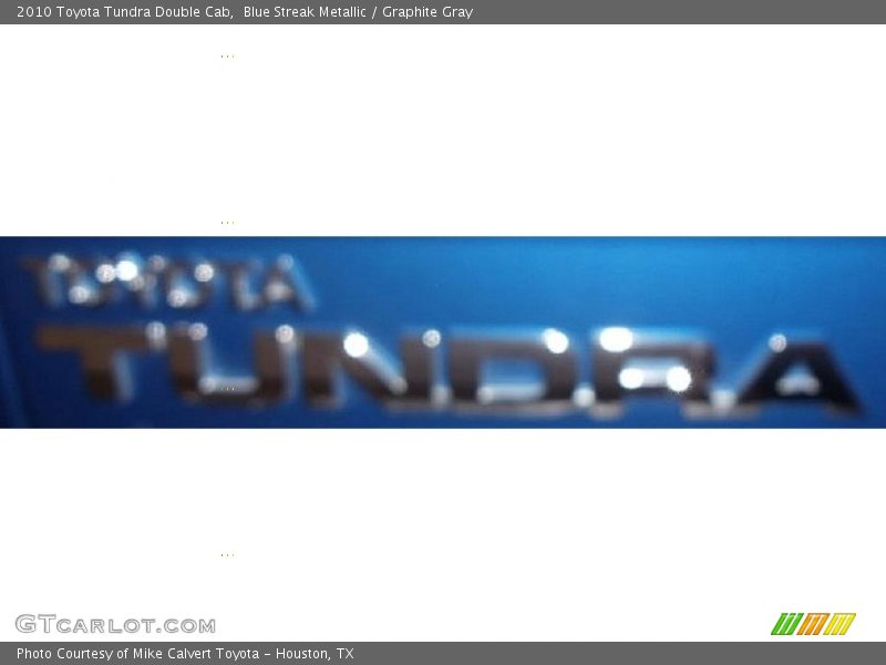 Blue Streak Metallic / Graphite Gray 2010 Toyota Tundra Double Cab