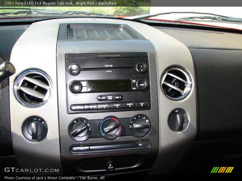 Bright Red / Black/Red 2007 Ford F150 FX4 Regular Cab 4x4