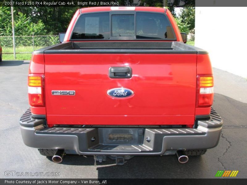 Bright Red / Black/Red 2007 Ford F150 FX4 Regular Cab 4x4