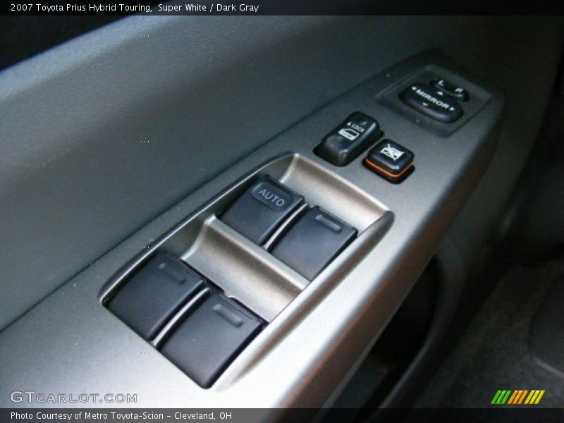 Super White / Dark Gray 2007 Toyota Prius Hybrid Touring